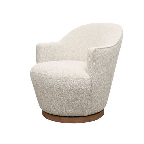 Ferguson Swivel Chair- Cream
