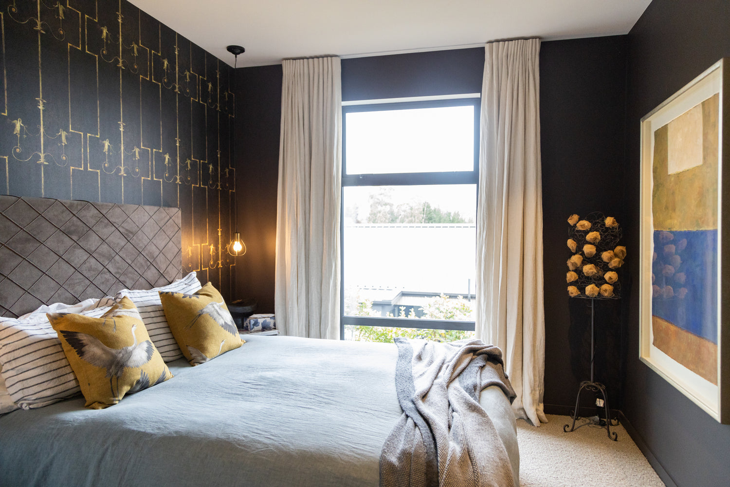 Design Supply Co. Curtains installation Christchurch. Interior Design