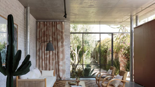 Curtains Christchurch Mokum James Dunlop Textiles Drapes in a modern setting