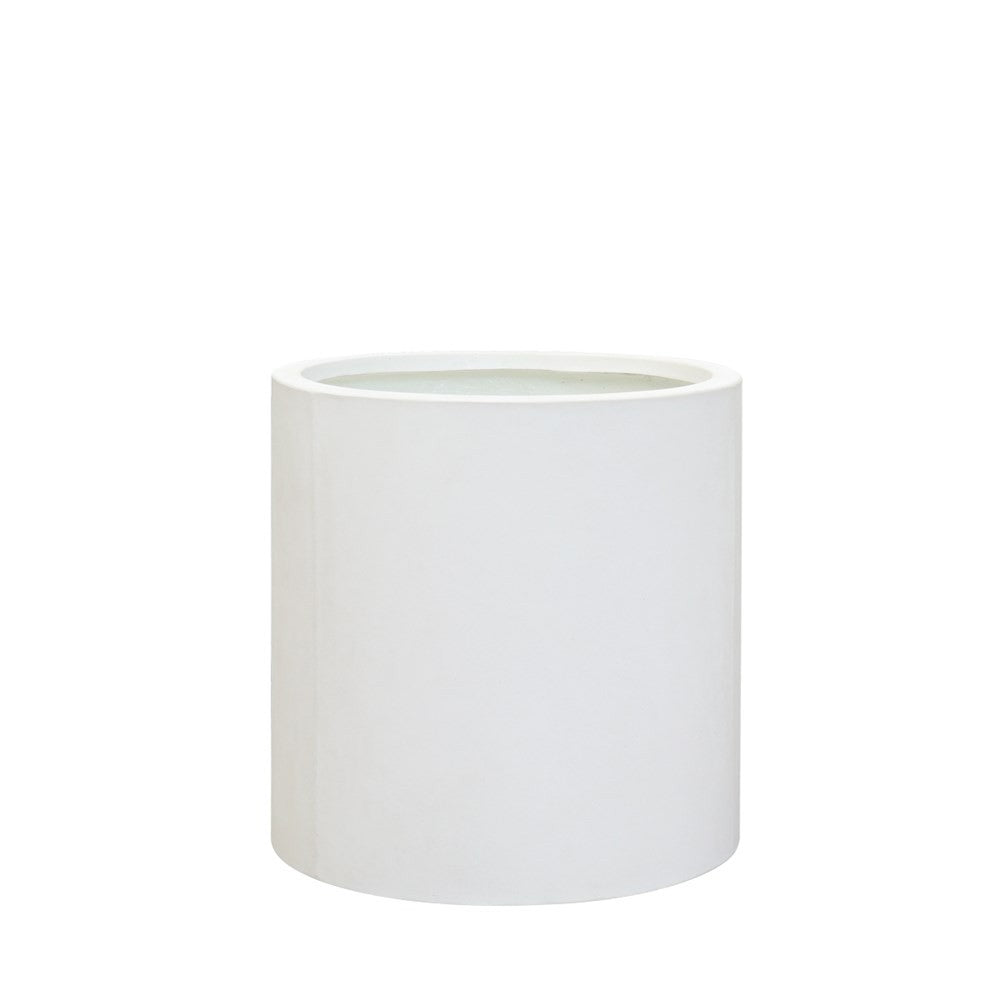 MIKONUI CYLINDER PLANTER- WHITE