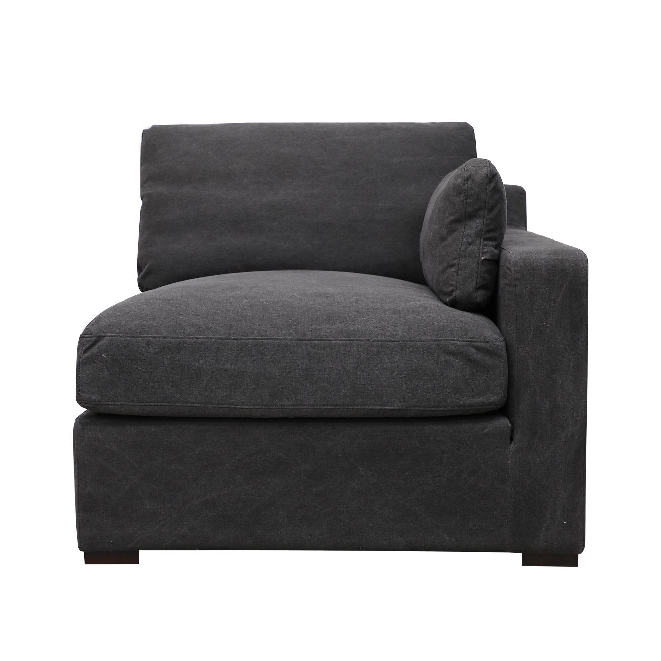 LISBON 5 PIECE MODULAR SOFA RELAXED- BLACK