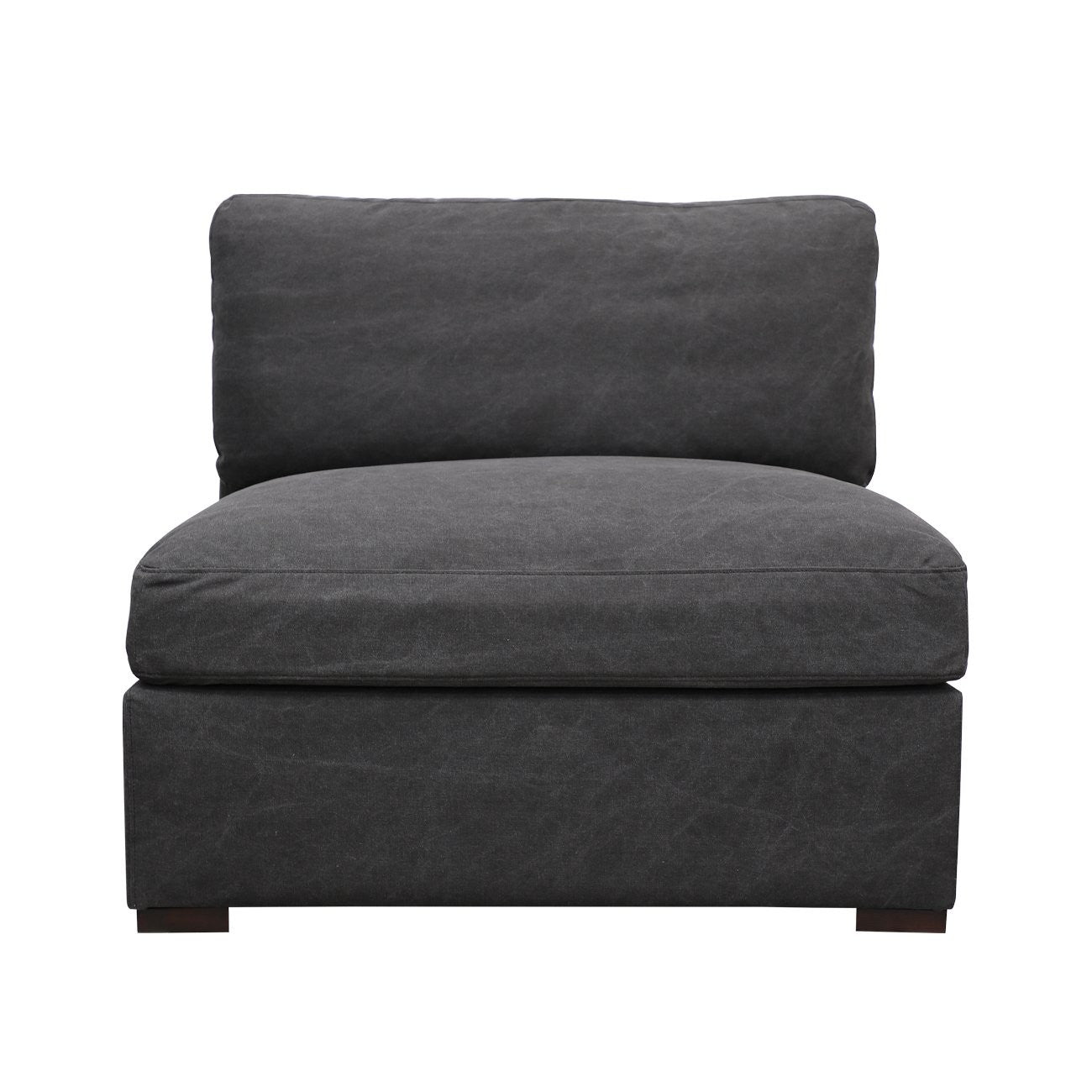 LISBON 5 PIECE MODULAR SOFA RELAXED- BLACK