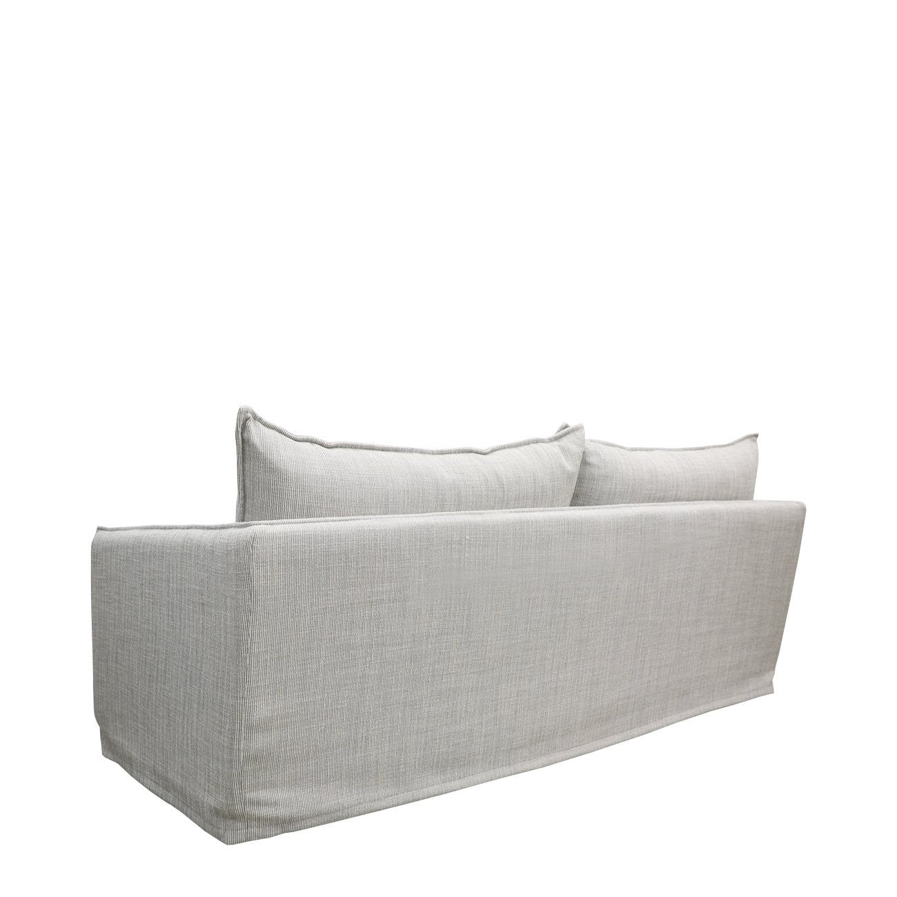 HAVEN SLIPCOVER SOFA- 3 SEATER LIGHT GREY PINSTRIPE