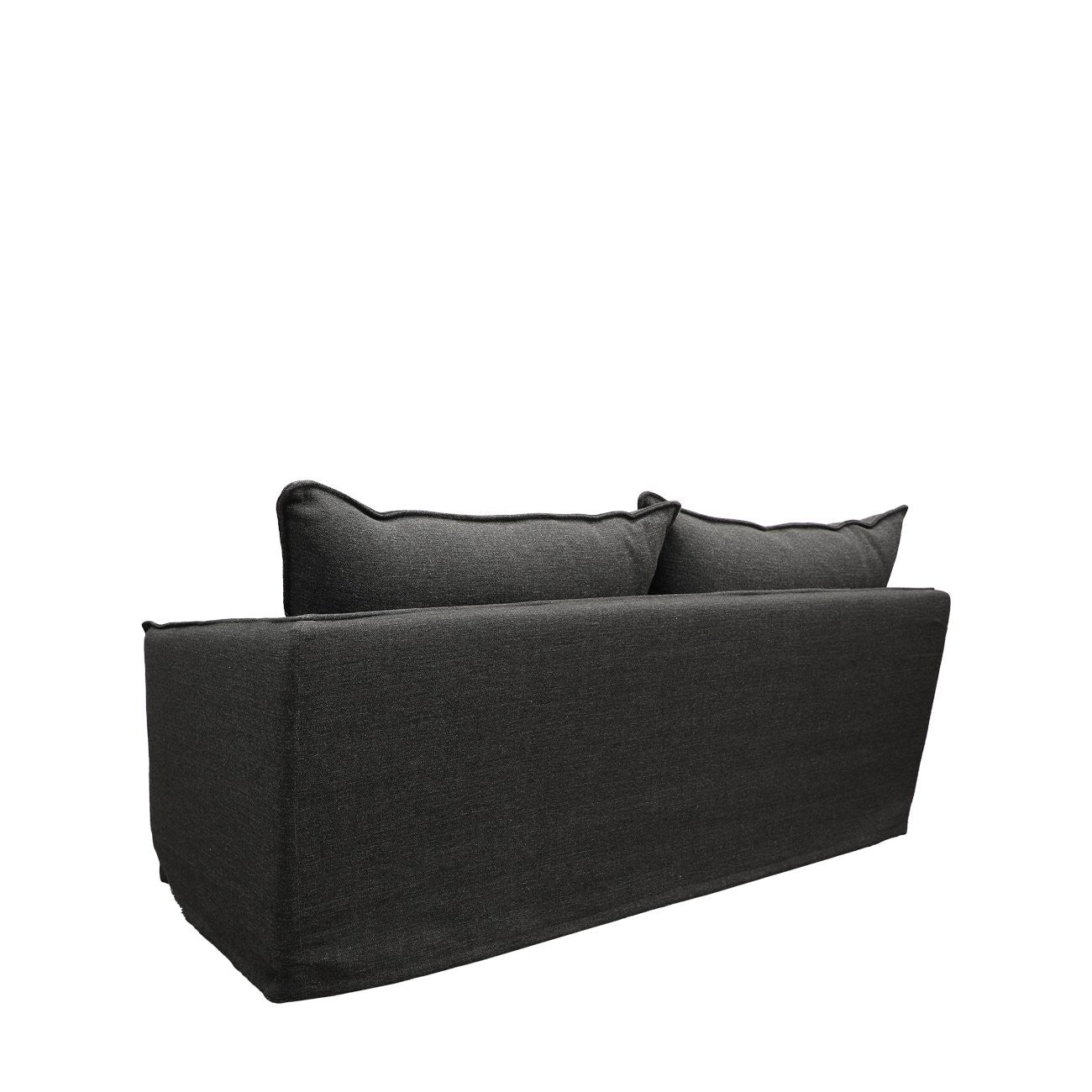 HAVEN SLIPCOVER SOFA- 2 SEATER DARK GREY