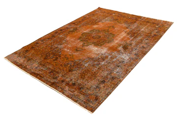 OVERDYED VINTAGE PERSIAN RUG 82; 2270x3100cm