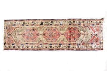 SHIRAZ VINTAGE PERSIAN RUNNER 67;  950x 3160mm