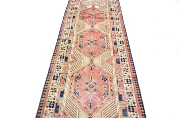 SHIRAZ VINTAGE PERSIAN RUNNER 67;  950x 3160mm