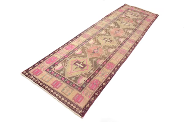 SHIRAZ VINTAGE PERSIAN RUNNER 91, 1000x3420mm