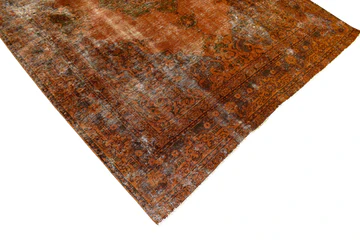 OVERDYED VINTAGE PERSIAN RUG 82; 2270x3100cm