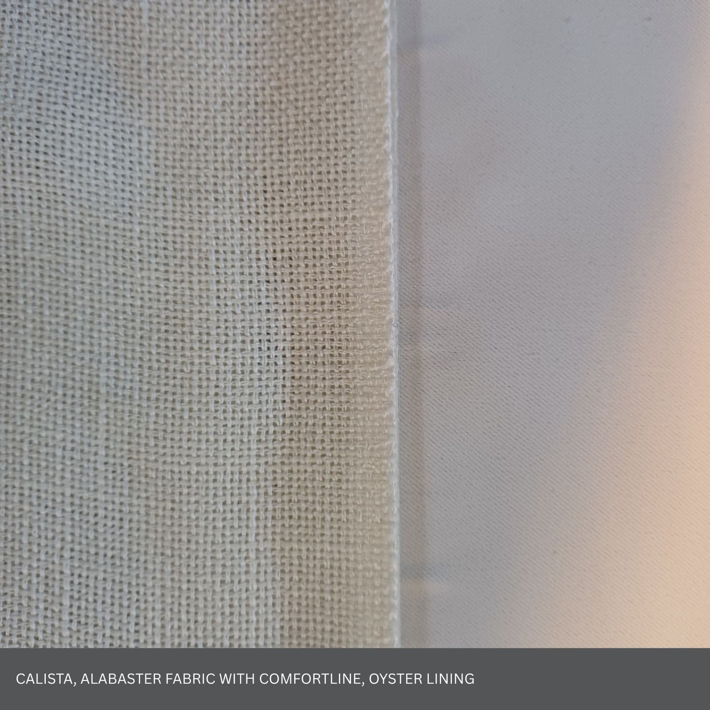 CALISTA ALABASTER SHEER OR LINED CURTAIN PRICED FROM $411
