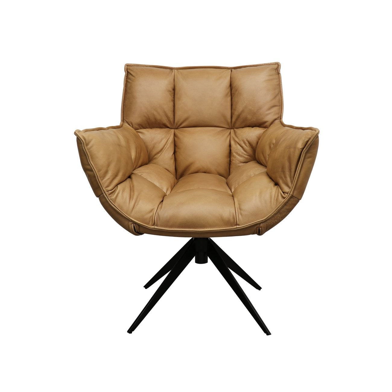 leather armchair tan swivel