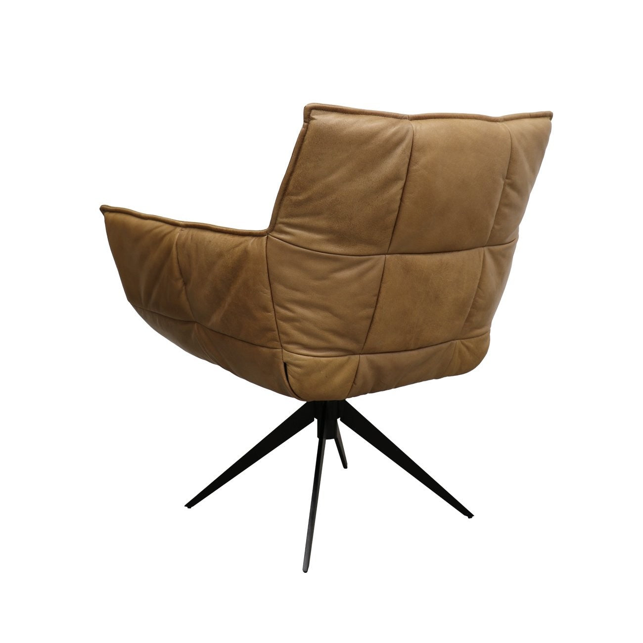 leather tan armchair swivel