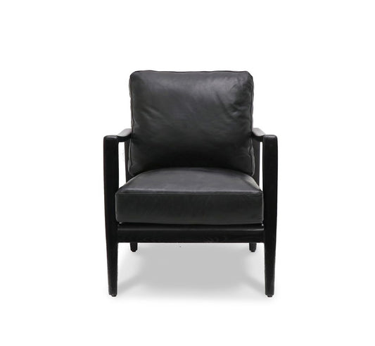 armchair leather black