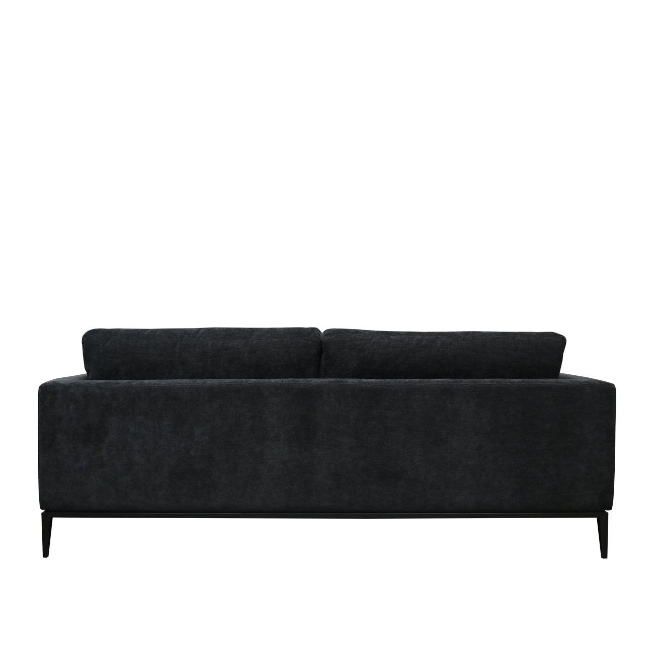 TYSON 3 SEATER SOFA - BOSTON BLACK: 2200x950x900mm