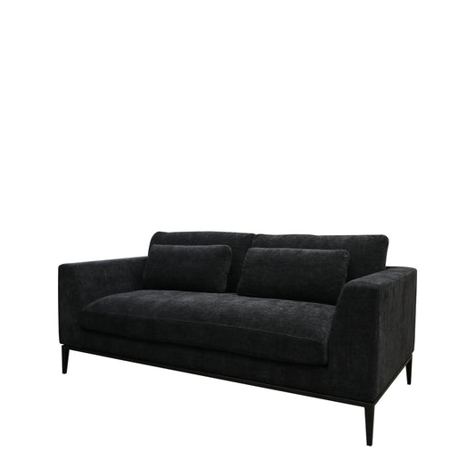 TYSON 2.5 SEATER SOFA - BOSTON BLACK: 1900x950x900mm