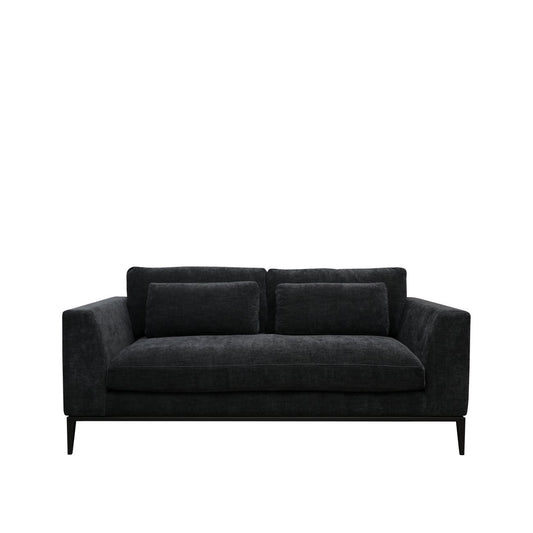 TYSON 2.5 SEATER SOFA - BOSTON BLACK: 1900x950x900mm