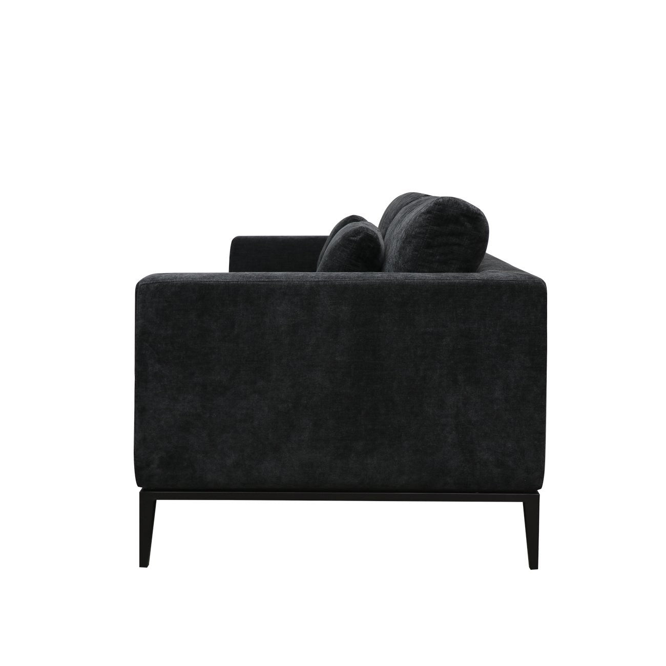 TYSON 2.5 SEATER SOFA - BOSTON BLACK: 1900x950x900mm