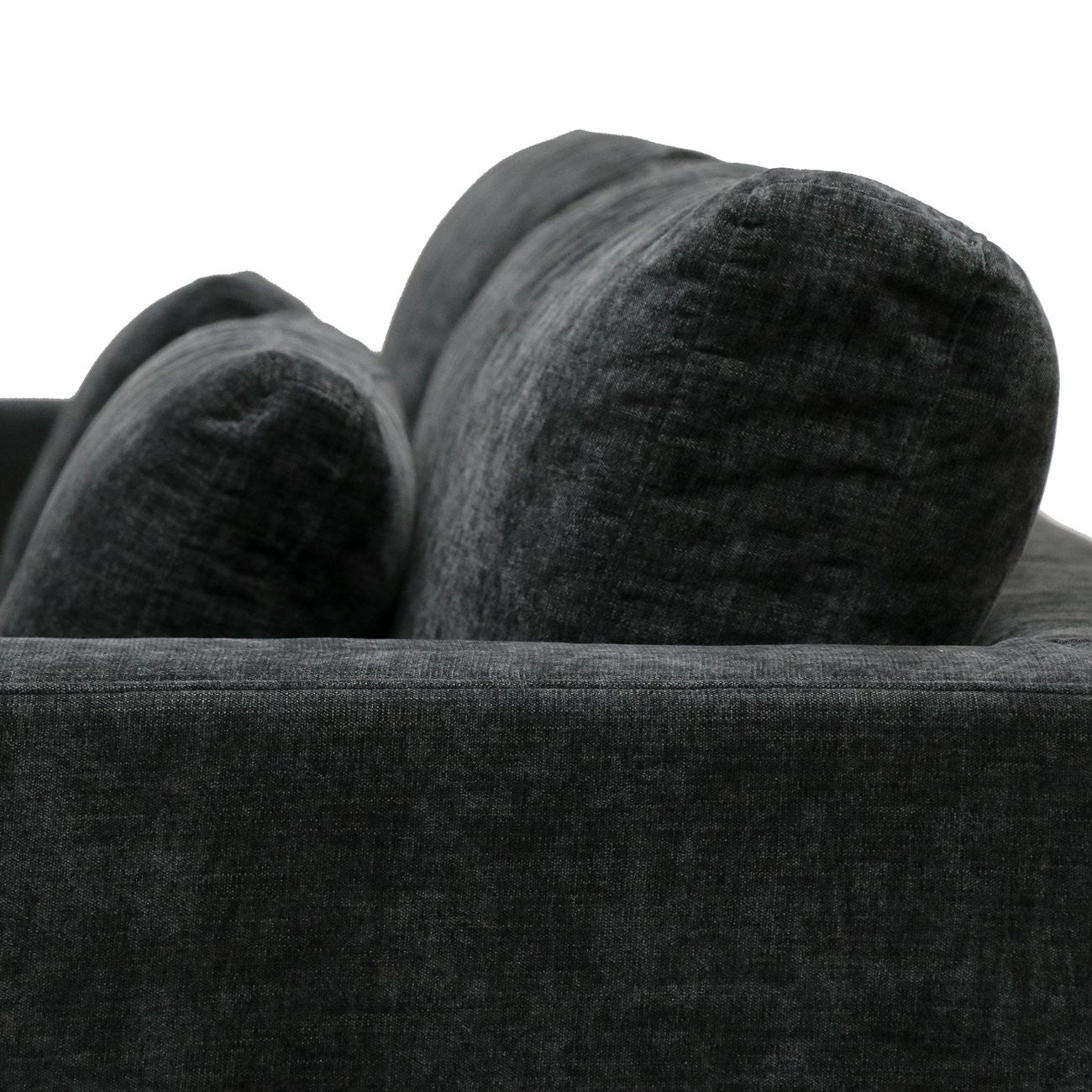 TYSON 2.5 SEATER SOFA - BOSTON BLACK: 1900x950x900mm