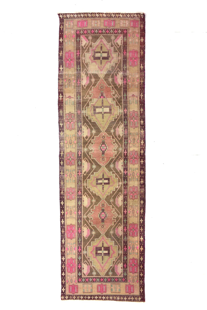 SHIRAZ VINTAGE PERSIAN RUNNER 91, 1000x3420mm