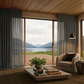 VERDANT, CHARCOAL SHEER OR LINED CURTAIN PRICED FROM $482