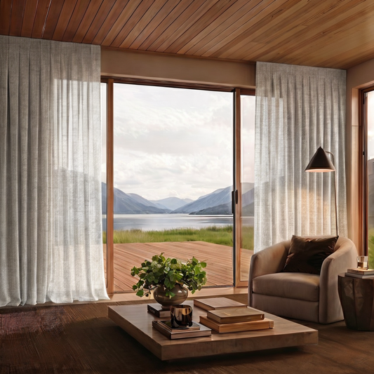 VERDANT SNOW SHEER OR LINED CURTAIN PRICED FROM $482