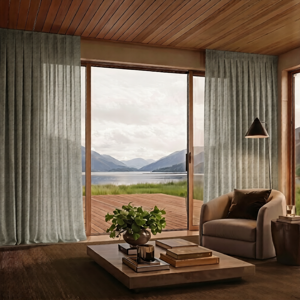 CALISTA SAGE SHEER OR LINED CURTAIN PRICED FROM $411