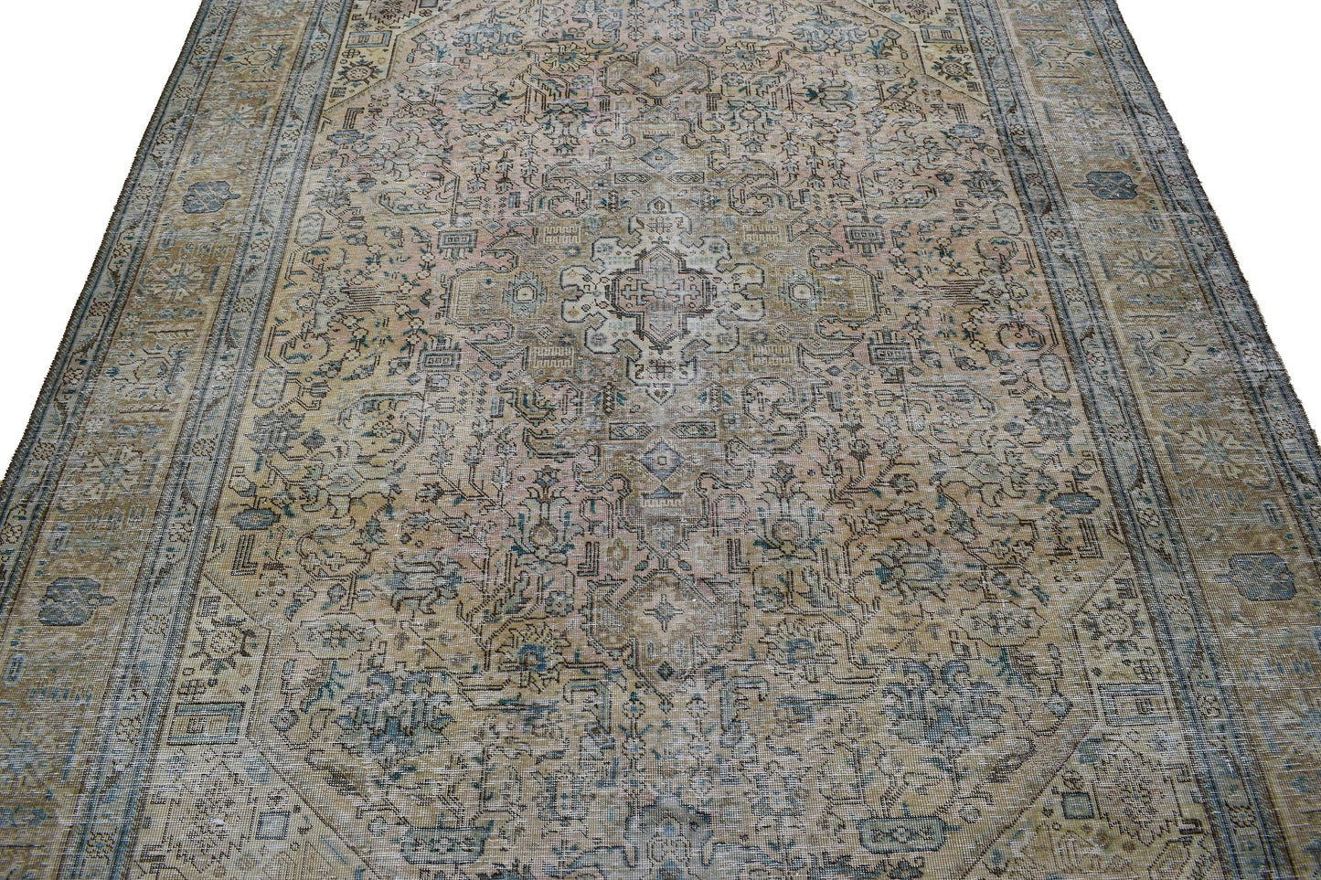 DISTRESSED VINTAGE PERSIAN RUG 52: 2370x3360mm