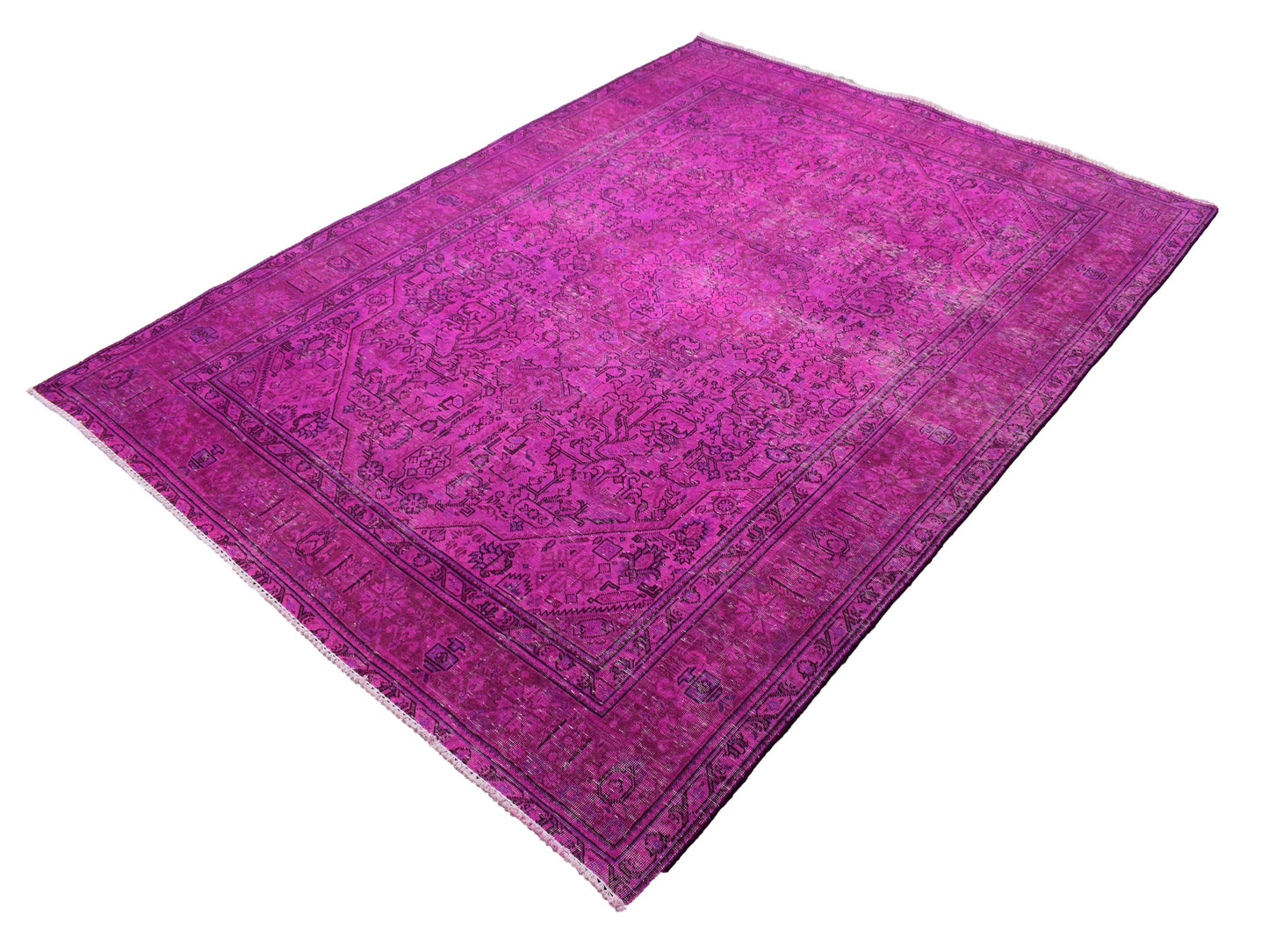 OVERDYED VINTAGE PERSIAN RUG 592: 2370x3170 cm