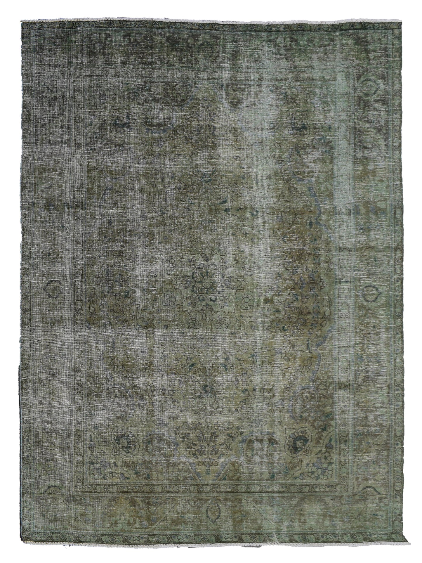 OVERDYED VINTAGE PERSIAN RUG 609;  2350x3300mm