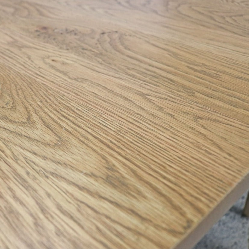 VAASA OAK DINING TABLE: 2200x900x760mm