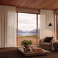 CALISTA LATTE MADE-TO-MEASURE SHEER OR LINED CURTAINS | CHRISTCHURCH & CANTERBURY NZ, FROM $411 - DesignSupplyCo